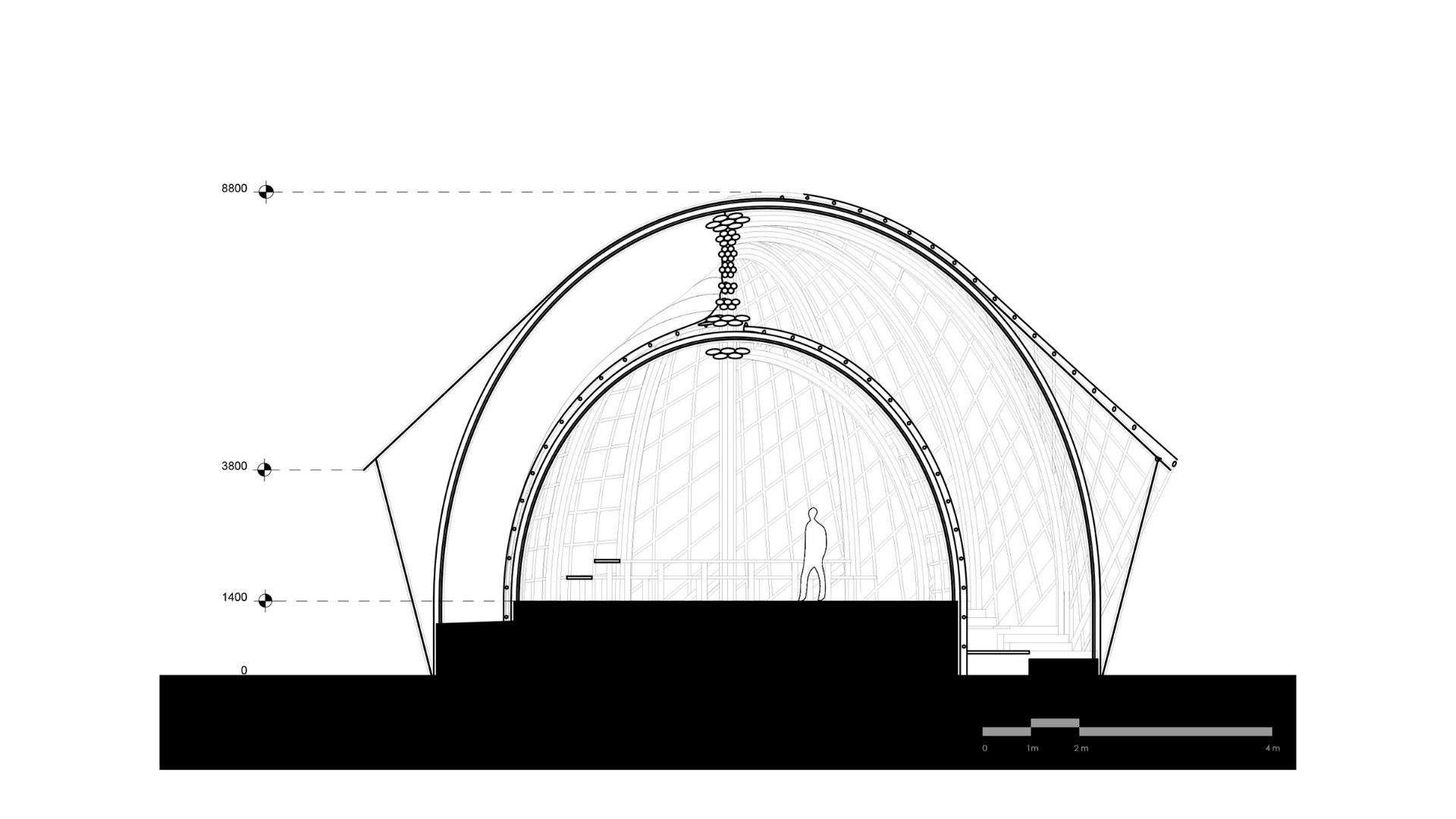 Structural Isometric Frame Isolation Plan